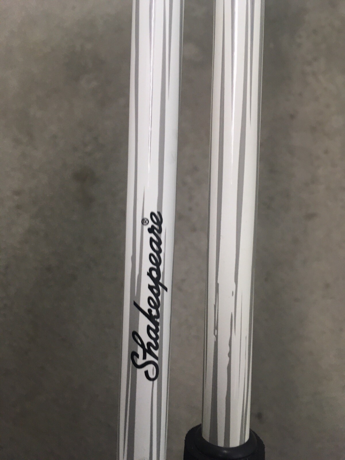 2 Shakespeare Tiger Spinning Rods 7’ Fresh/Saltwater Catfish/Trolling Med BLACK