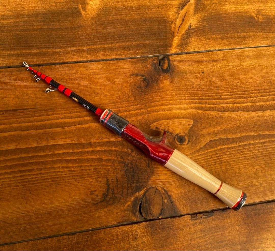 Trout Telescopic Rod 4ft11in Bait Stream & Bass Fishing Cork Grip Used