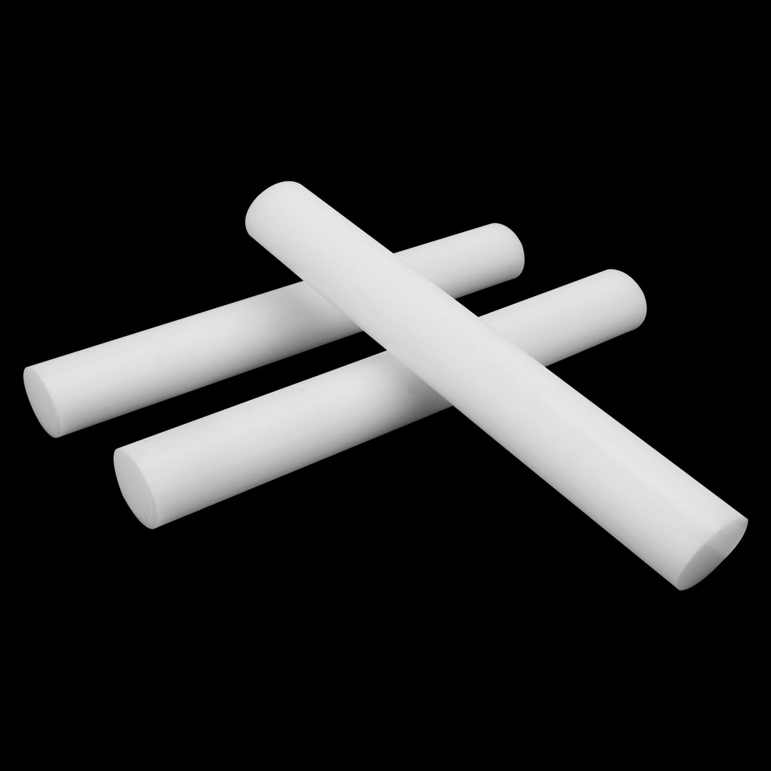 3 Pack 12 Inch Plastic Rod Stock, Acetal Copolymer Rods, White Acetal Stock S…