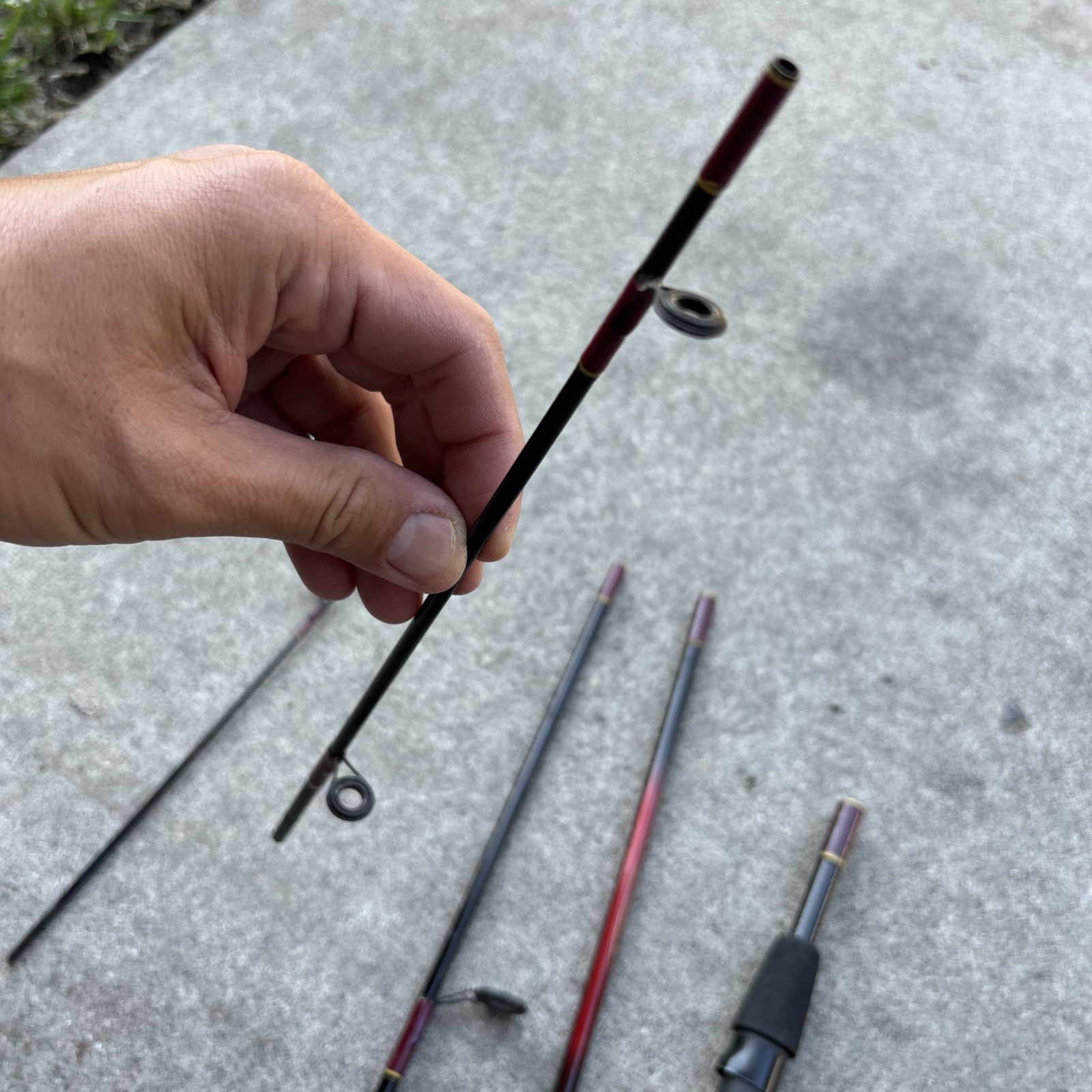 Silstar Venture Fishing Pole Rod 5-Piece Portable Medium Light 4’6” WORKS EUC
