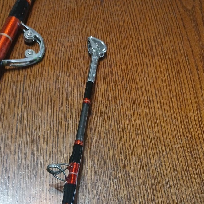 (2) Penn Senator 3165RS 6’6″ Trolling Rod 40-60lb & 60-80lb