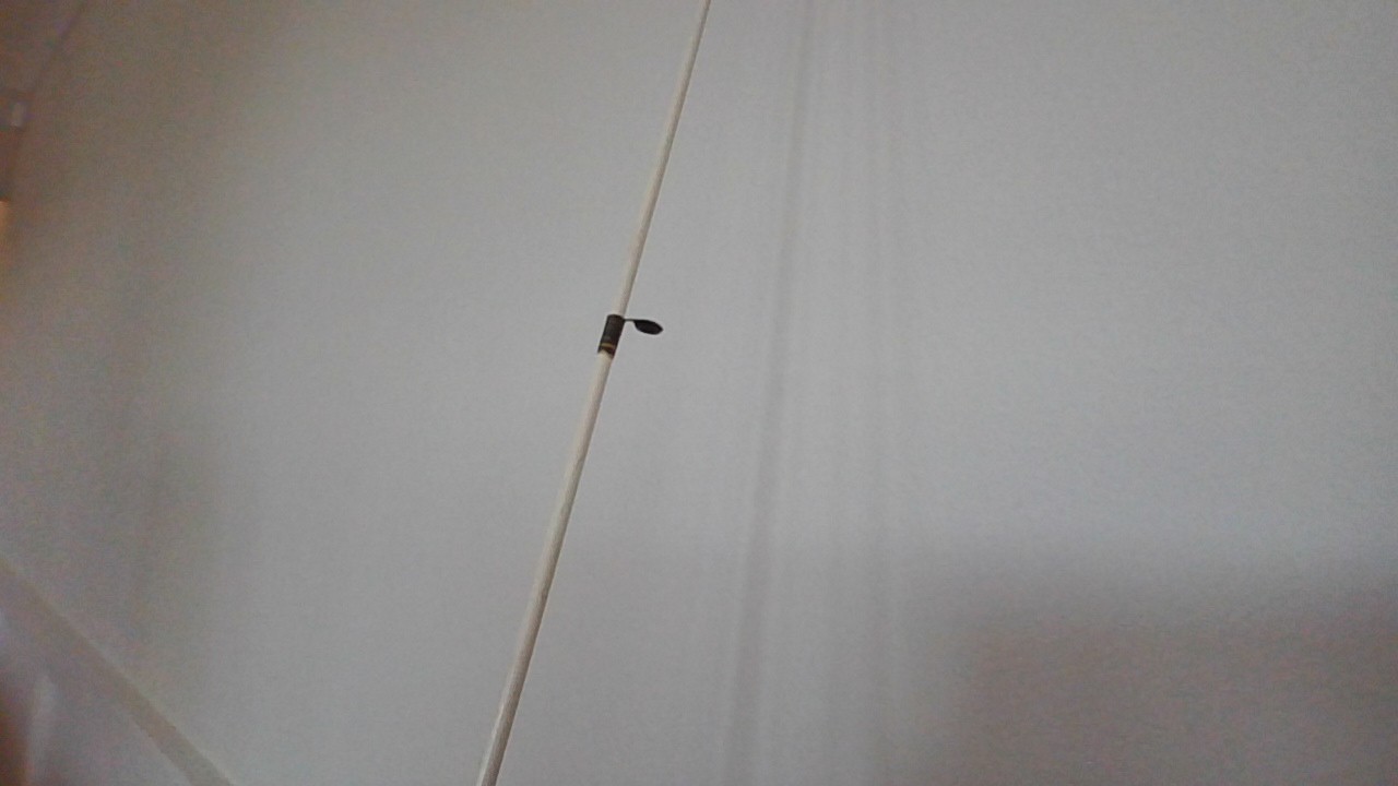 fishing rod white and black. Brand= Shakespearse. Good for redfish and snook.