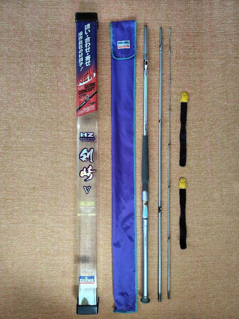 Daiwa HZ Kenzaki V 30 No. 320 fishing rod 3.2m 3-piece used