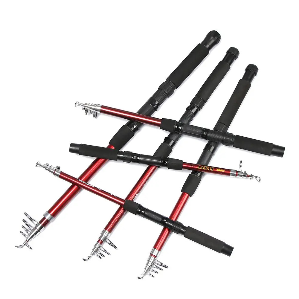 1.5-3.0M Fishing Tackle Tools Outdoor Fiberglass Sea Rod Telescopic Fishing Pole