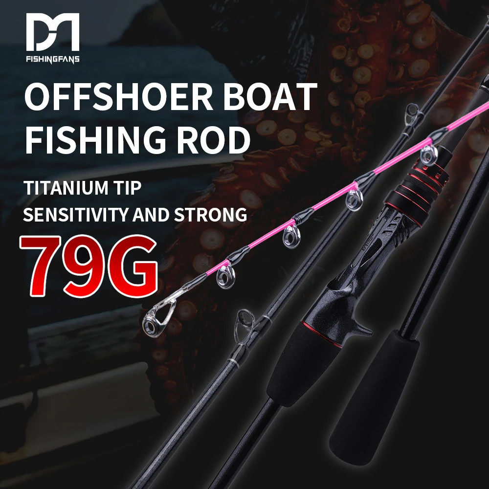 Fishing Rod for Casting Jigging Rod 1.7M Slow Jigging Rod Powerful Titanium Tip