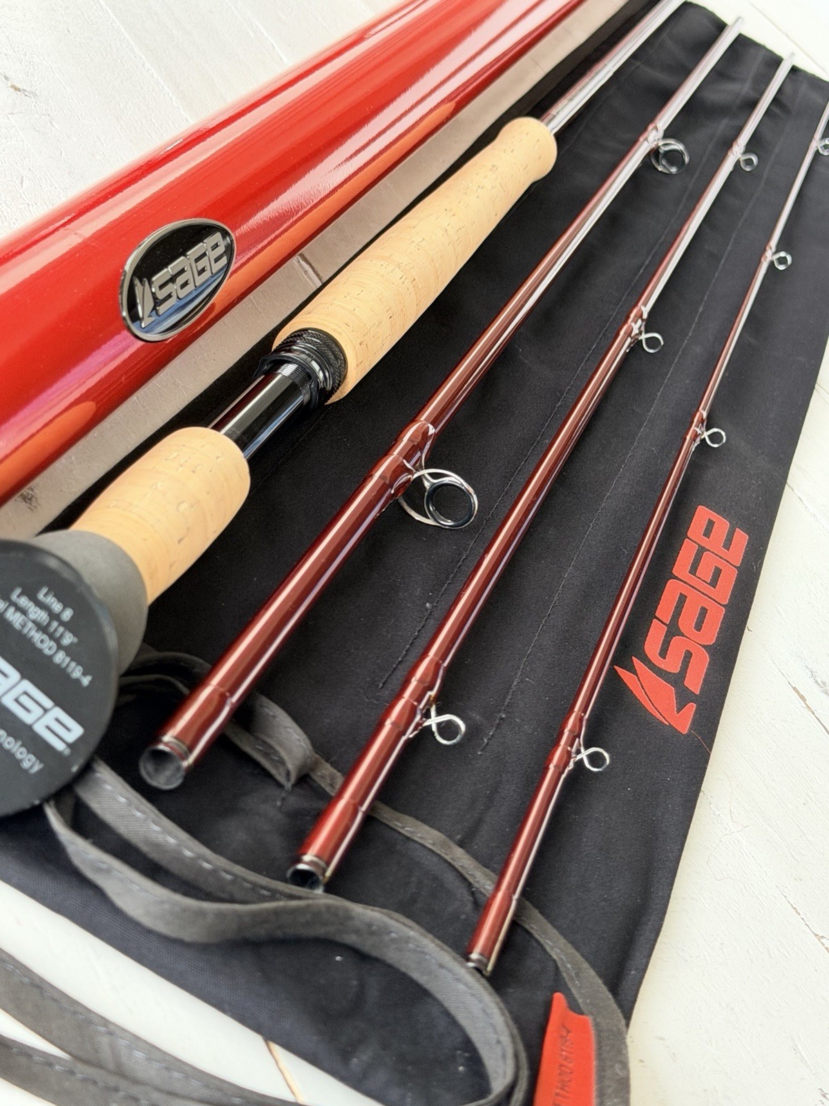 **BEAUTIFUL** SAGE METHOD X 8wt. 11’9”in SWITCH/SPEY Rod!!!!