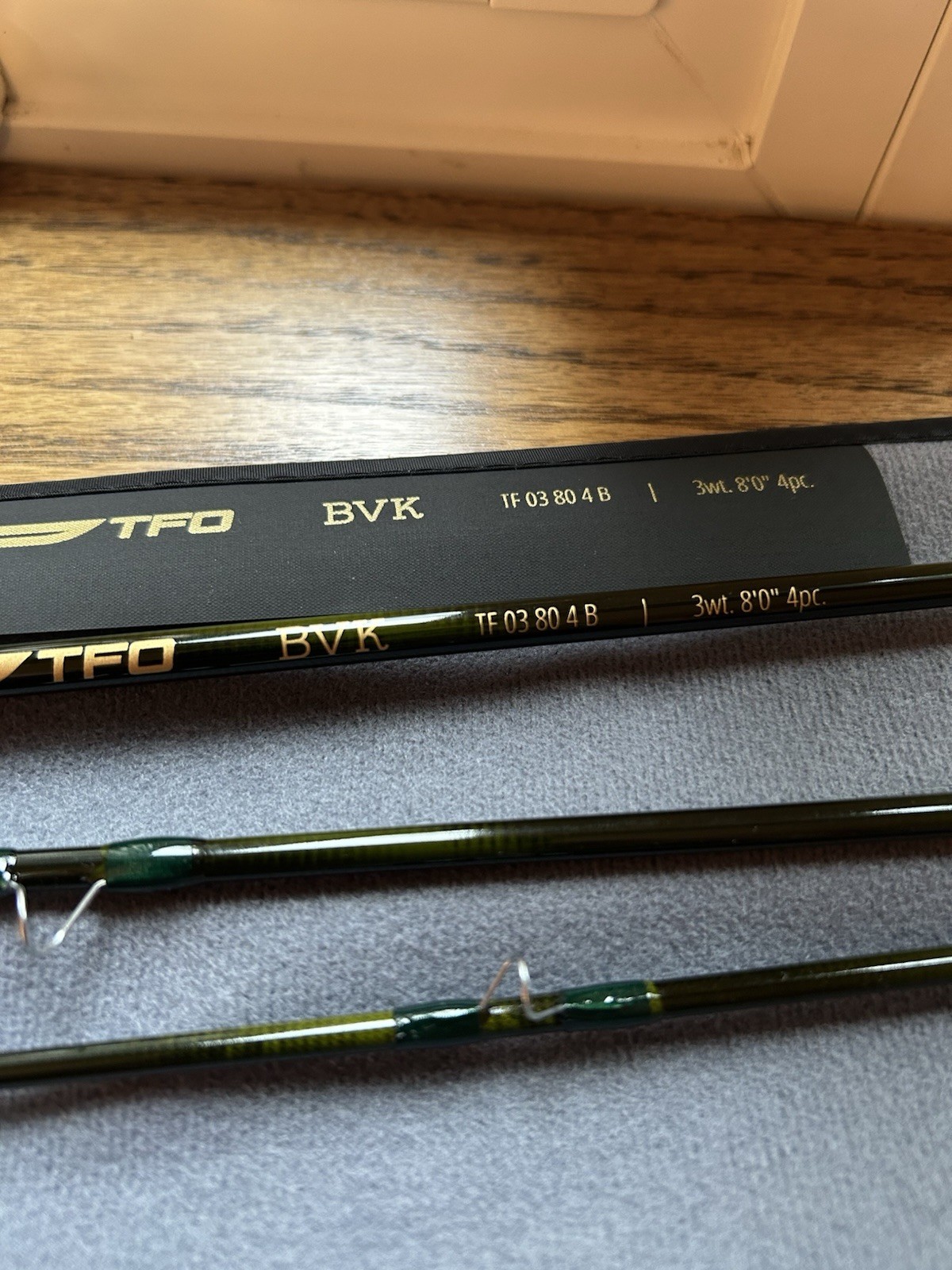 TFO Temple Fork Outfitters BVK 3wt 8′ Rod