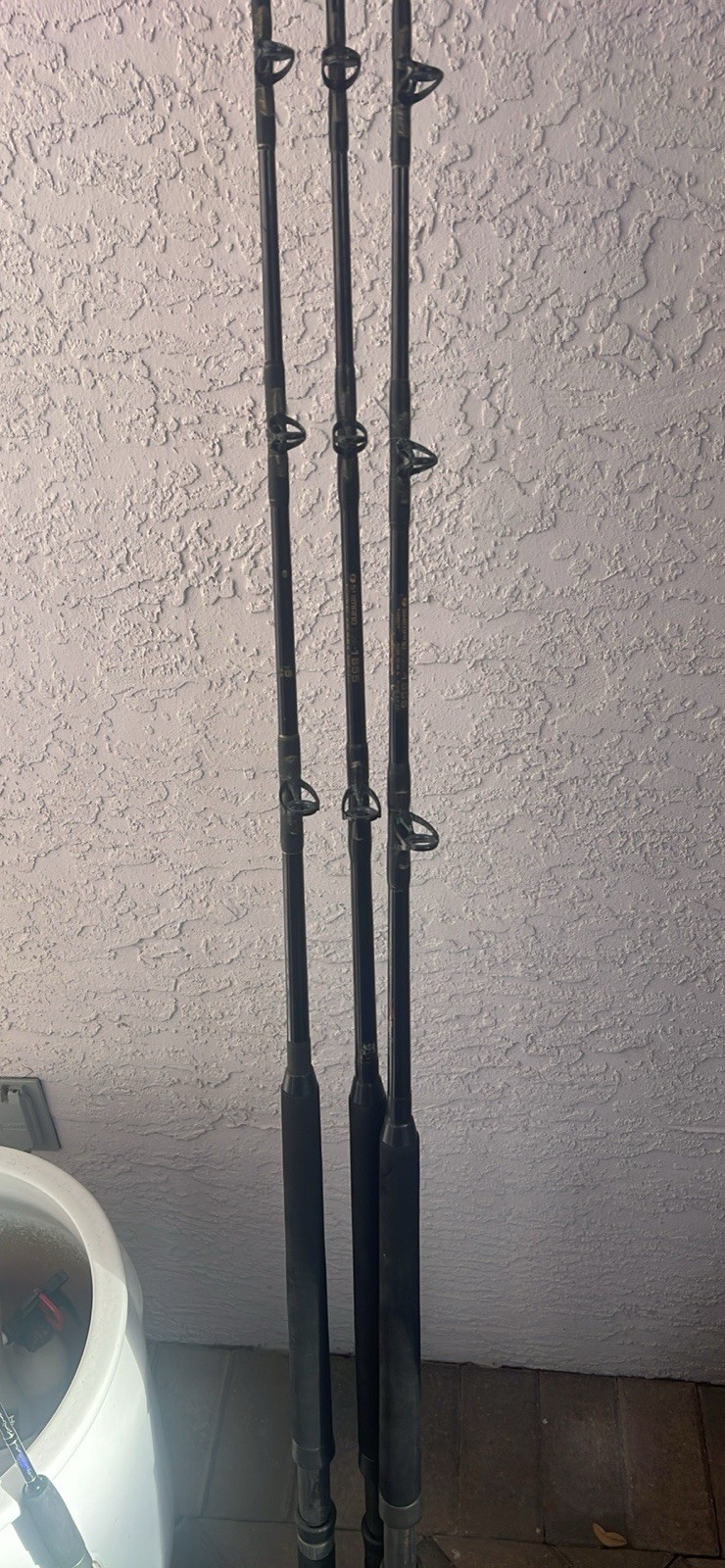 Lot Of 3 Shimano Triton Conventional Rods