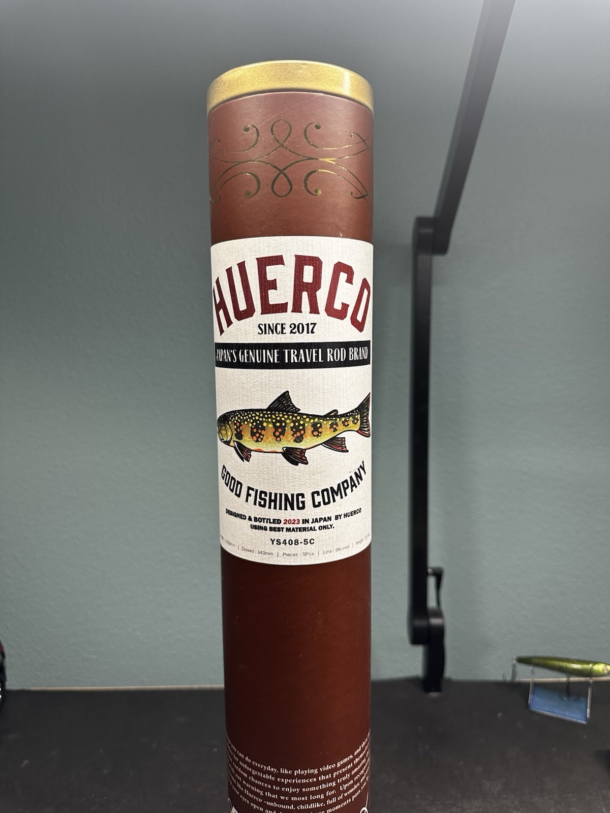 Huerco YS408-5C Travel Fishing Rod 4’8″ 5pc 7g Lure 6lb Line Max