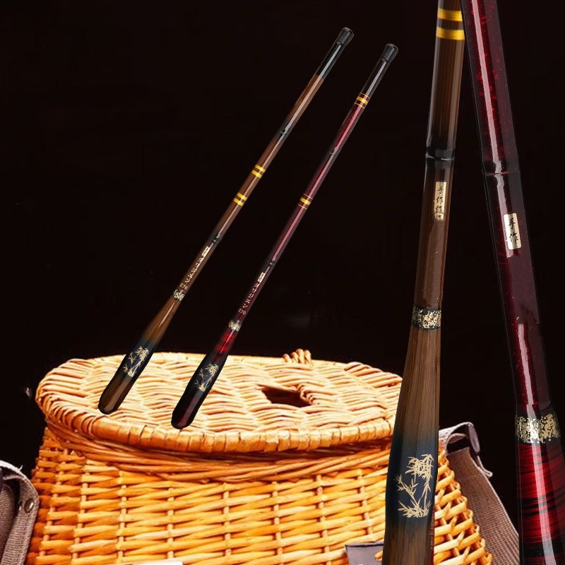 1pcs Miniature short-section carbon fiber small fishing rod fishing gear