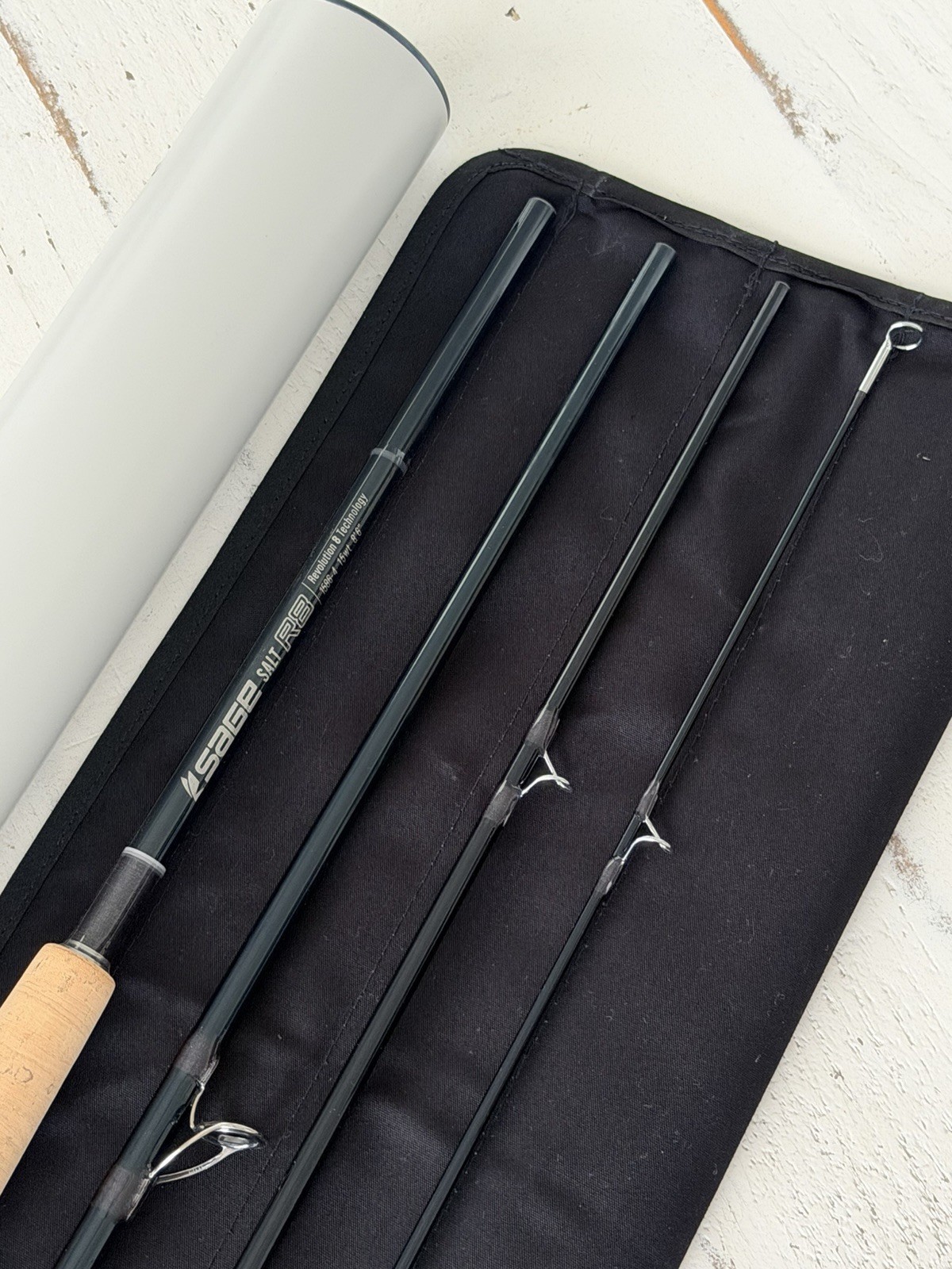 **BEAUTIFUL** 🔥 SAGE R8 SALT 15wt. 8’6”in~4Pc FlyRod!! 🔥~LEGENDARY~🔥