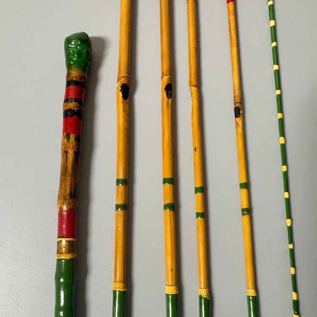 Bamboo Tanago Rod 6pcs 98cm Japanese Mini Fishing Accessory Used