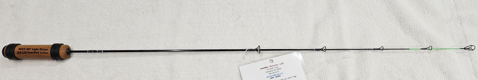 # 352 MHX 30 inch Ice Fishing Rod Solid Carbon
