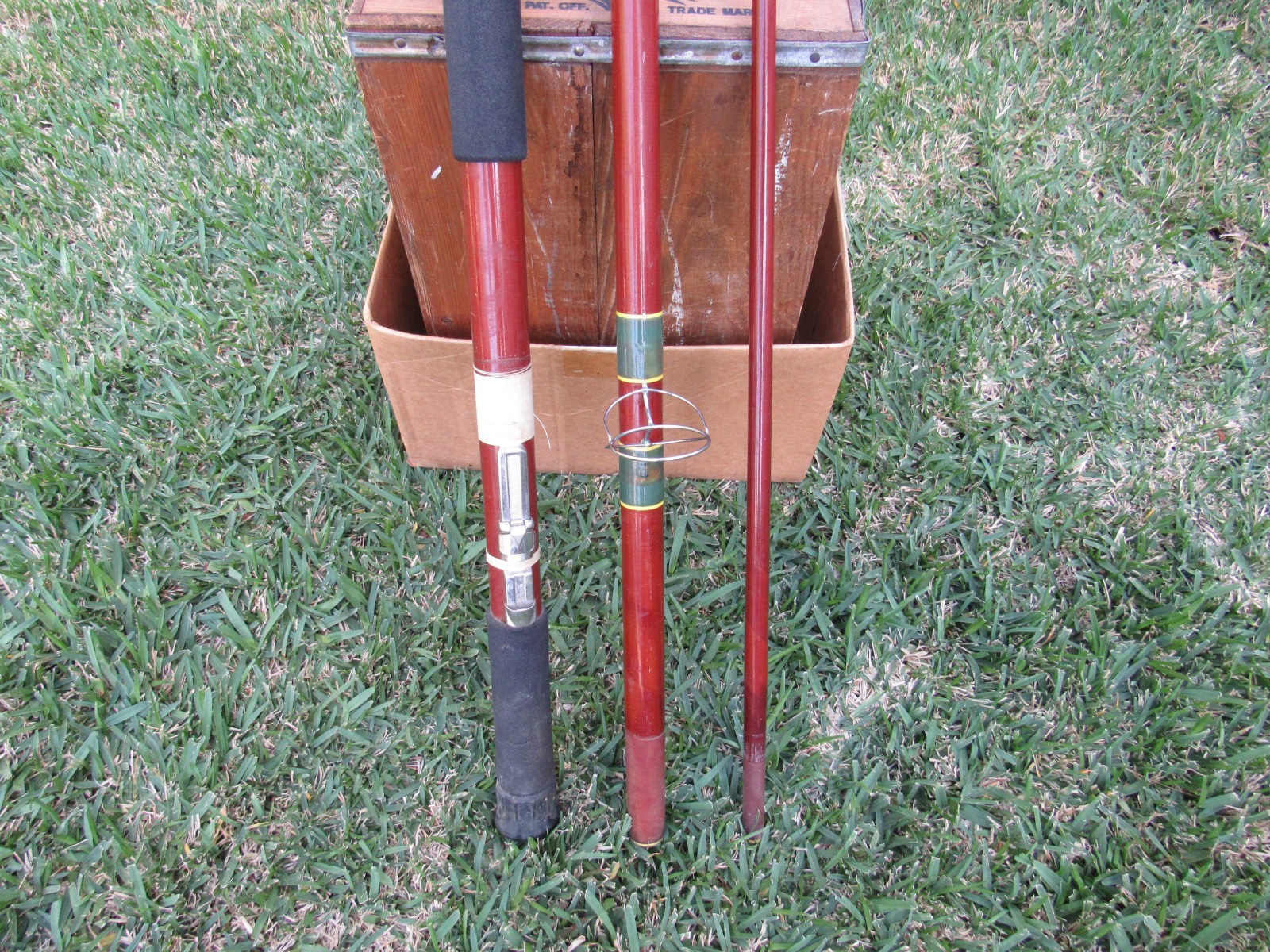 Vintage Kencor No. 315 Brown Tenlew Magnaglas 15′ Saltwater Surf Fishing Rod
