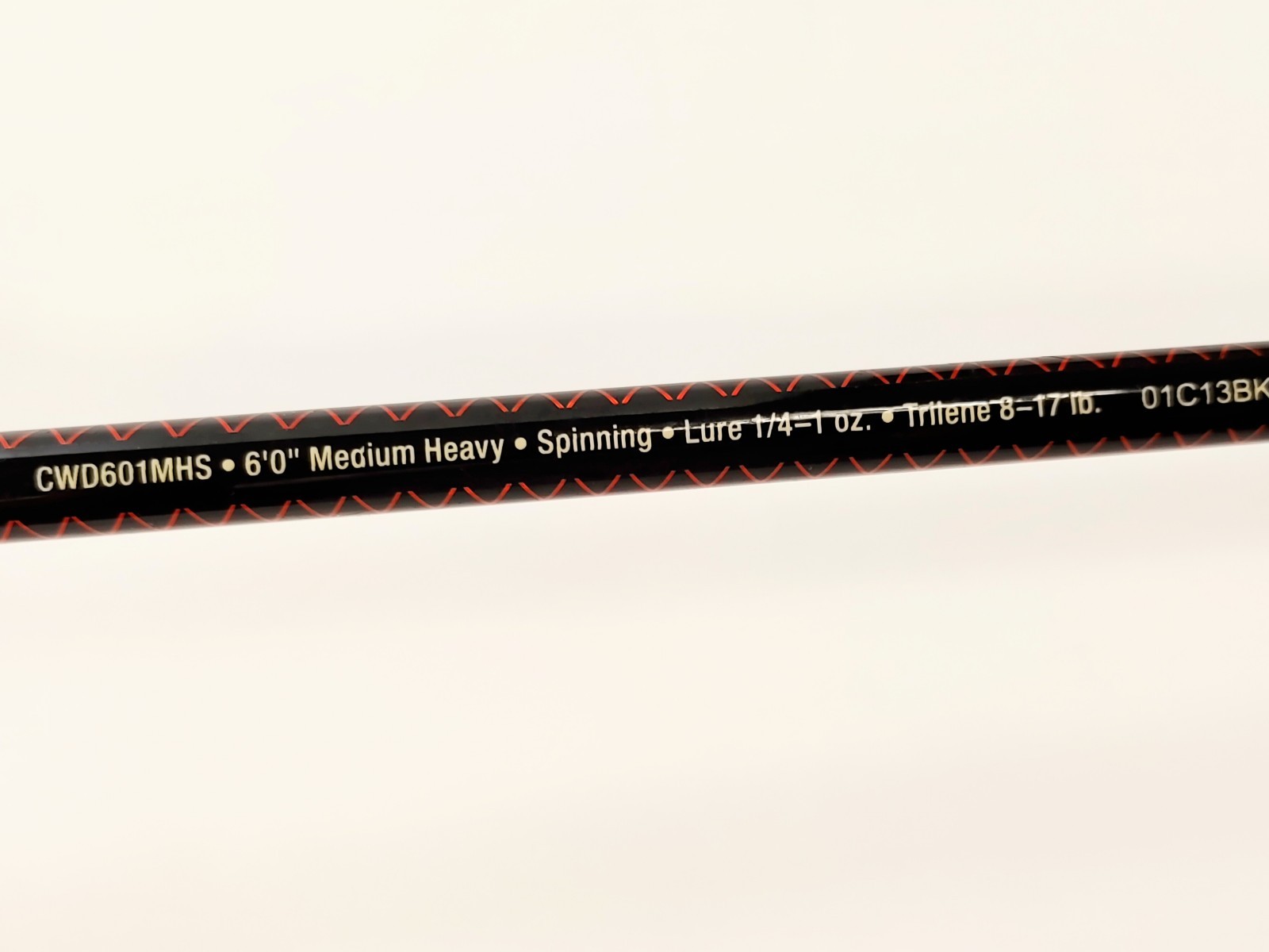 Berkley Cherrywood HD CWD601MHS 6′ Spinning Fishing Rod 01C13BK CLEAN & READY