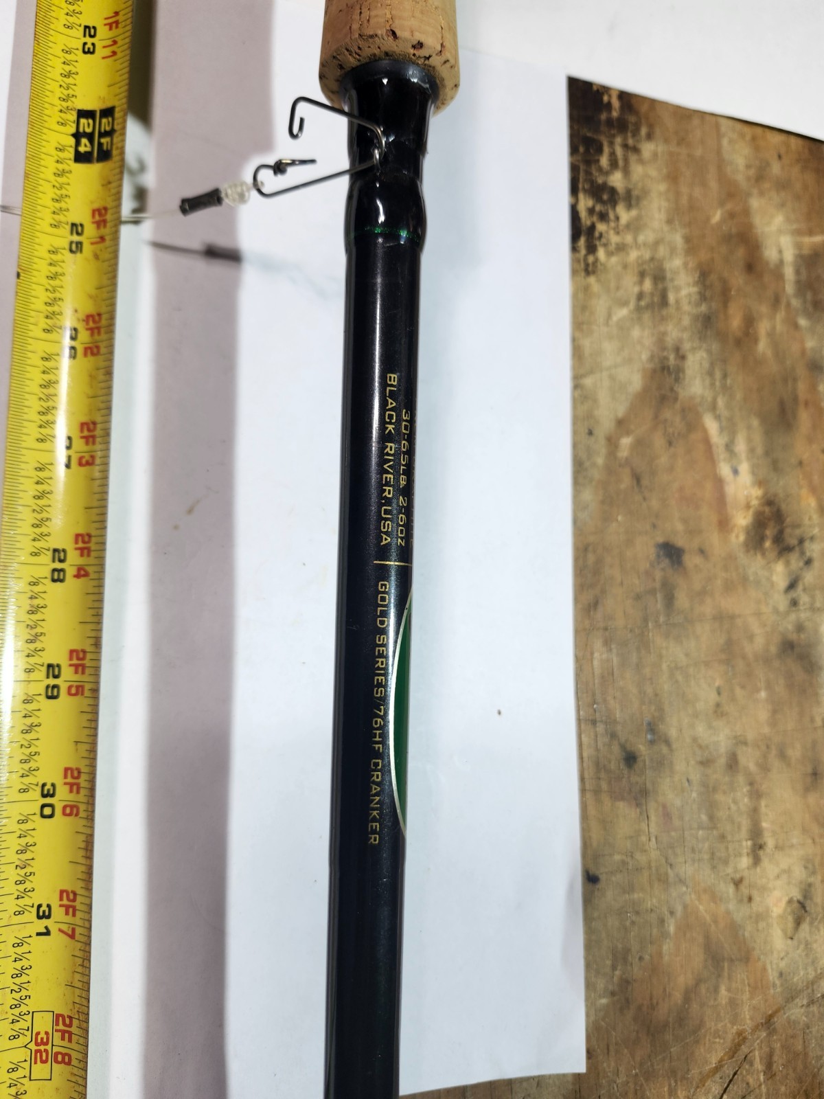 Black River Musky Rod 7′-6″ Heavy Fast Action 76 HF Cranker Rod
