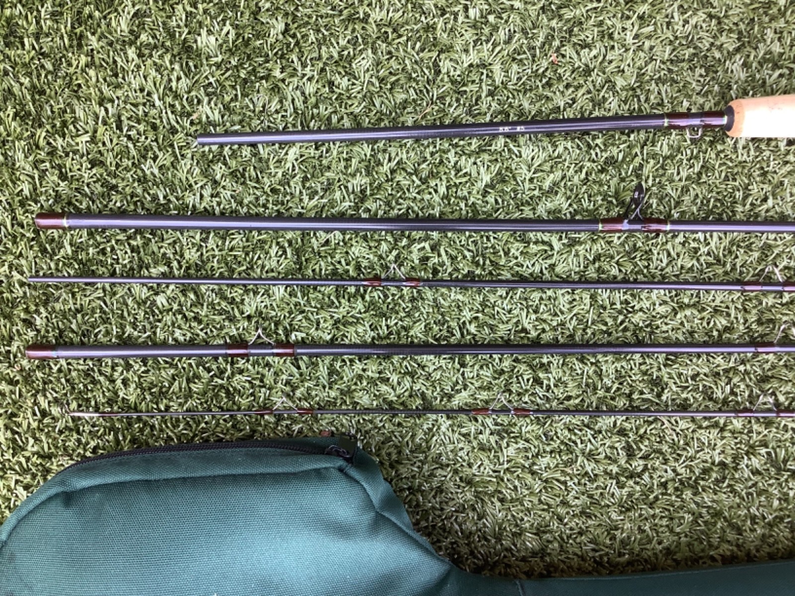 White River Fly Rod Graphite “Indian Point” 8’6″ #5 Reel, Travel Case & Flies
