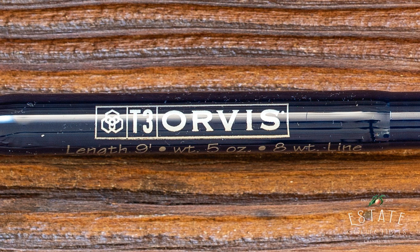 Orvis T3 908-4 Fly Rod – 9’ 8wt Tip Flex 9.5 – Unfished / Collector Grade