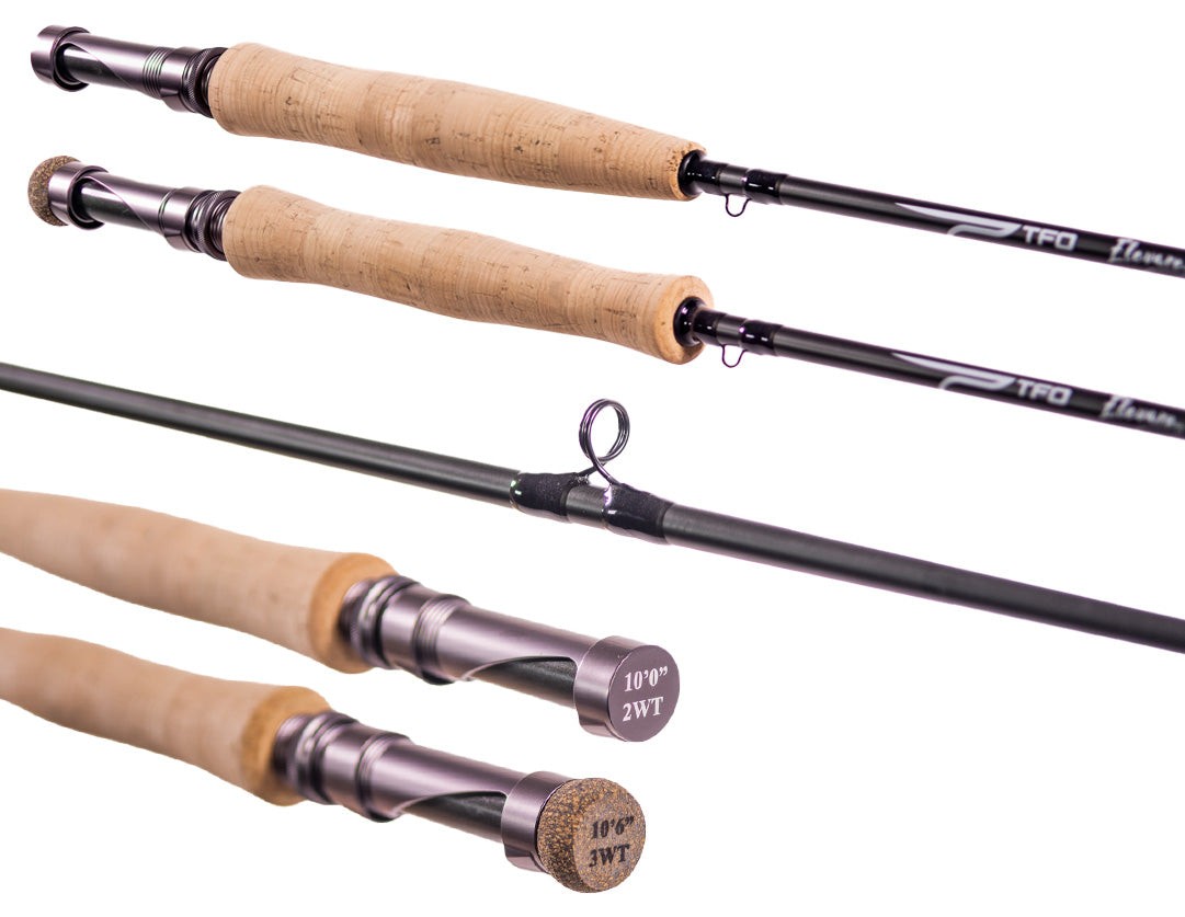 TFO Elevare 3wt 10′ Fly Rod | Temple Fork Lifetime Warr. FREE SHIPPING