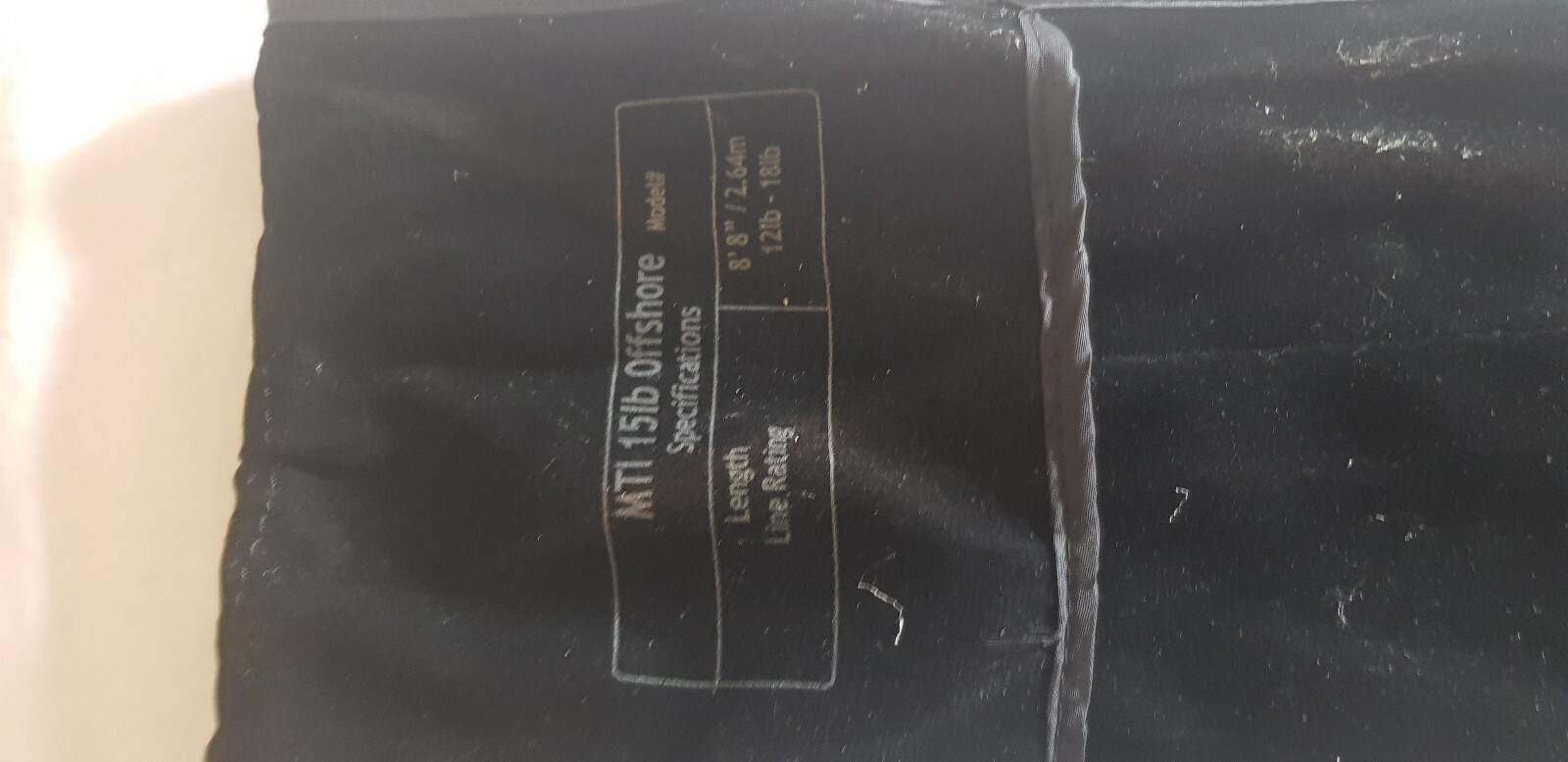 MTI OFFSHORE 15LBS BOAT ROD** NEED A RING INSERT***