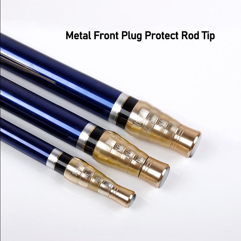 3.6M-6.3M Carbon Fiber Fishing Rod Ultralight Portable Travel Pole