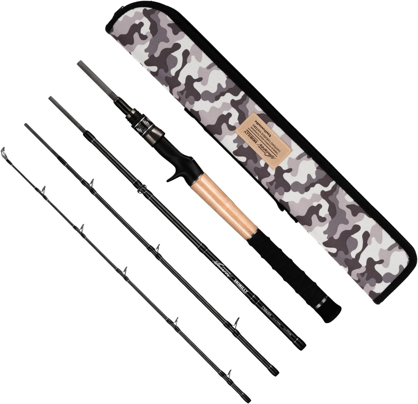 Tailwalk NAMAZON MOBILLY C584XH Baitcasting Rod for BassUnisex Adult 5 ft 8 in