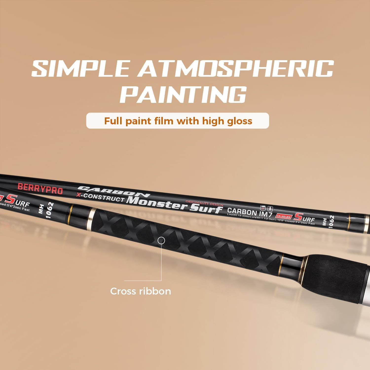 Surf Spinning Fishing Rod Graphite Spinning Rod (9’/10’/11’/12′)