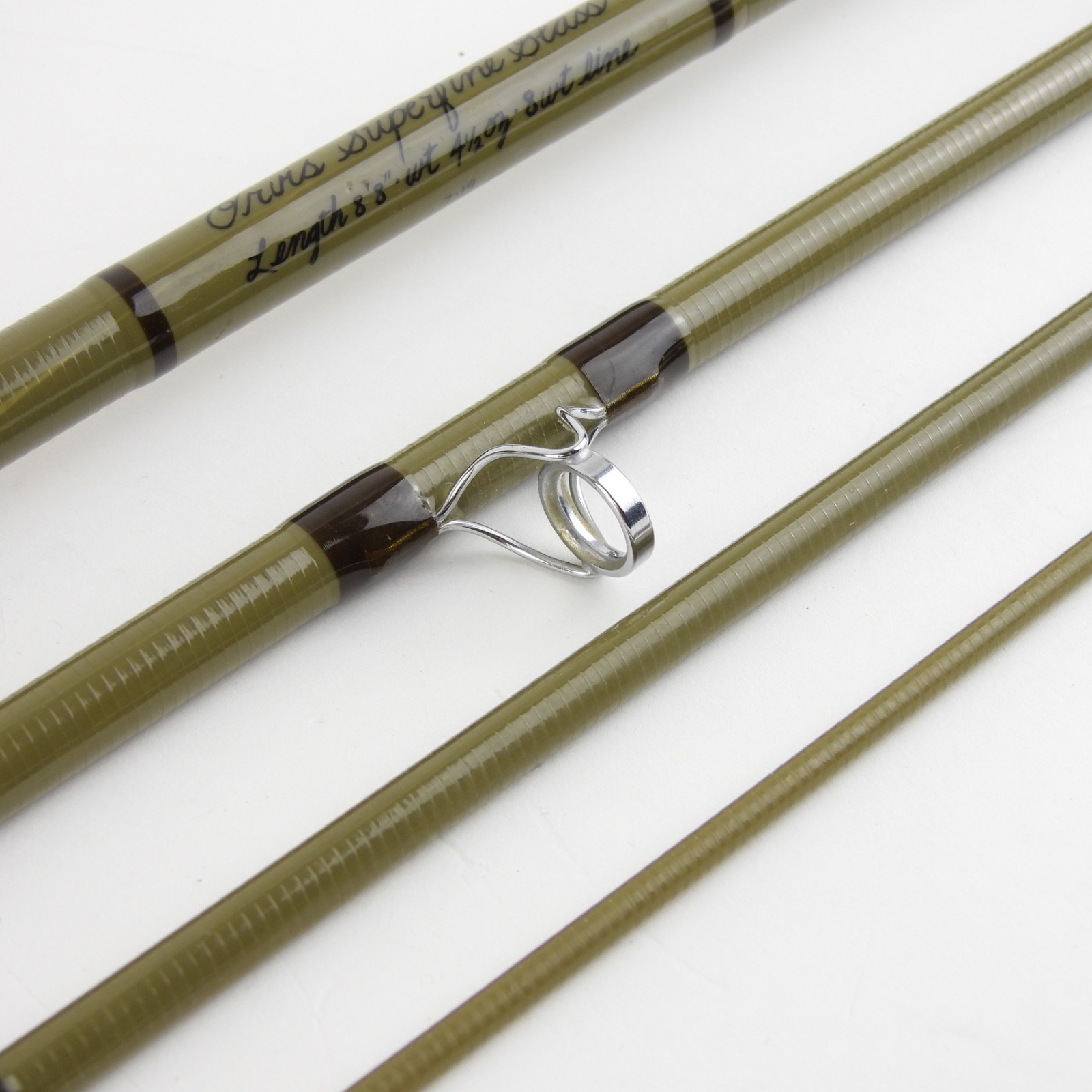 Orvis Superfine Glass Fly Fishing Rod. 8’ 8”. 8wt. W/ Tube & Sock.