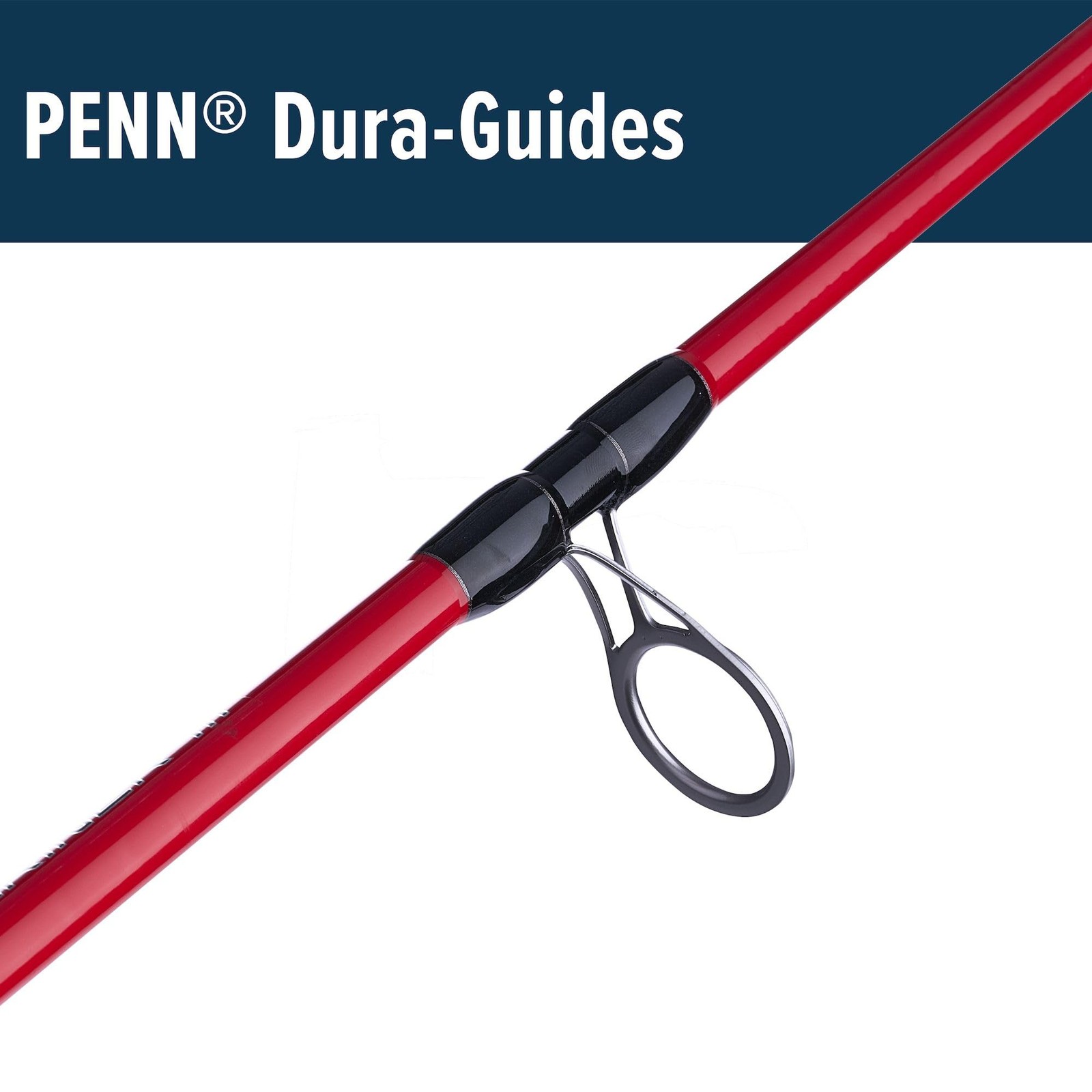 Penn Mariner Iii Boat Spinning Fishing Rod Black/Red 66 – Medium – 1Pc – 12-20Lb