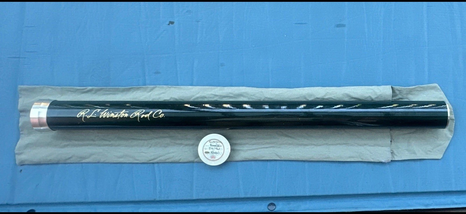 Custom R. L. Winston Boron IIIx 8’6” 4wt — Nickel Hardware — Hand Wrapped — Rare