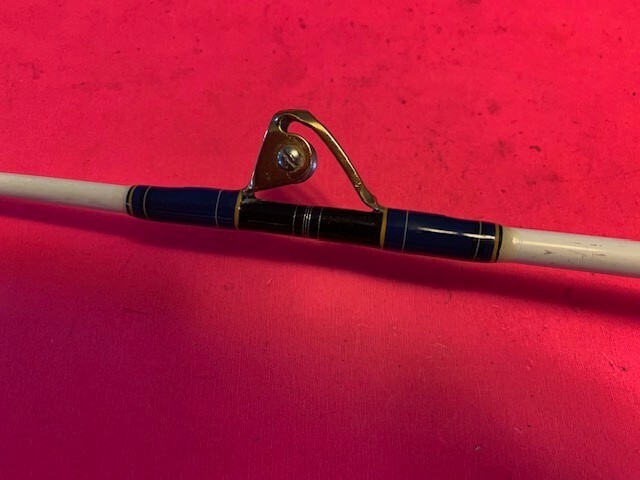 CUSTOM SABRE 6455XXH 5 FOOT 9 INCH 50 TO 120 POUND RATED TROLLING FISHING ROD