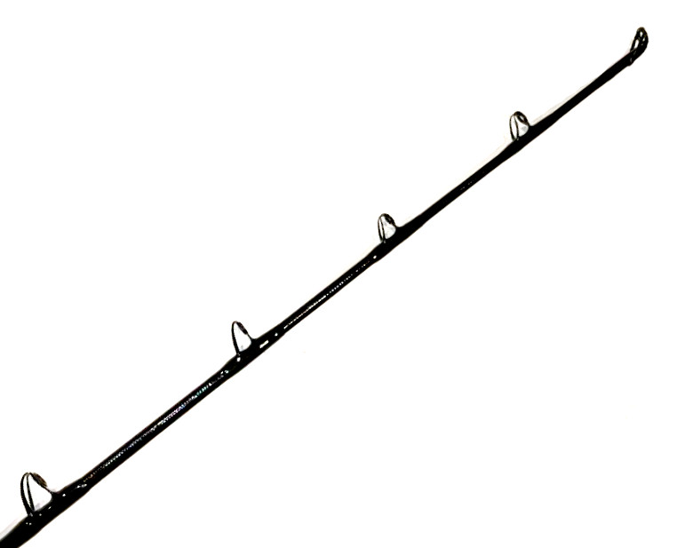 OKIAYA STANDUP RODS 50-80LB “The Wilson Sr” BLACK VENOM-PRO BLANK PAC BAY GUIDES