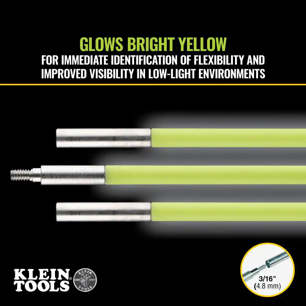 15 Ft. Mid-Flex Glow Fish Rod Set