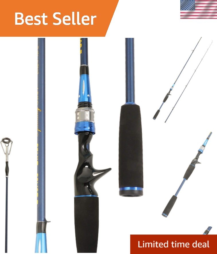 7-Foot Portable Baitcasting Fishing Rod with EVA Grip – Fast Action Performance
