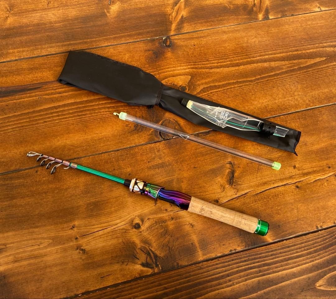 Telesco Trout Spinning Rod 5’6″ Carbon Lightweight Portable Fishing Gear
