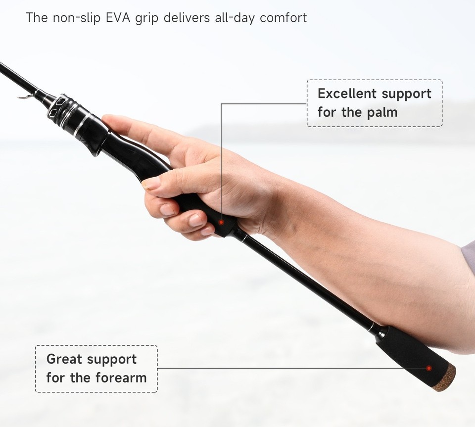 Portable Fishing Rod Carbon Fiber Ultra Light Spinning Casting Lure Fast Rods