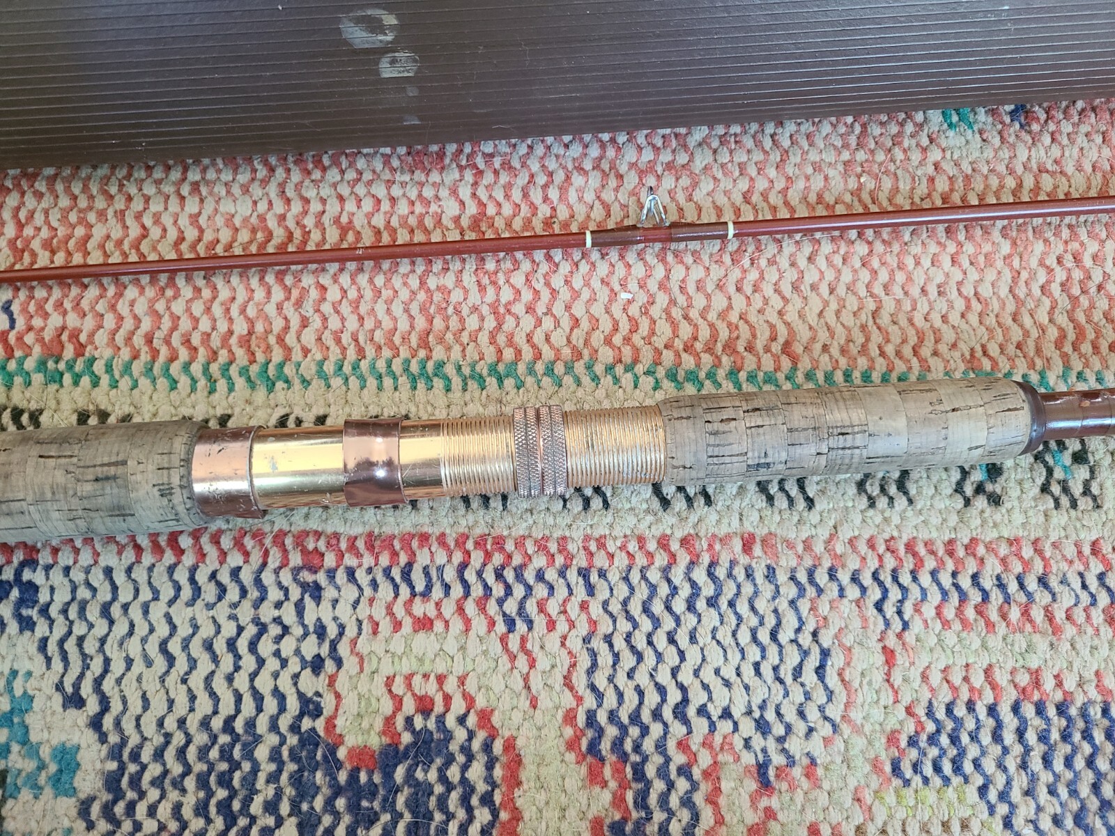 Vintage Fenwick FS85 8’6″ 8-15lb Spinning Rod & Plastic Carrying Case