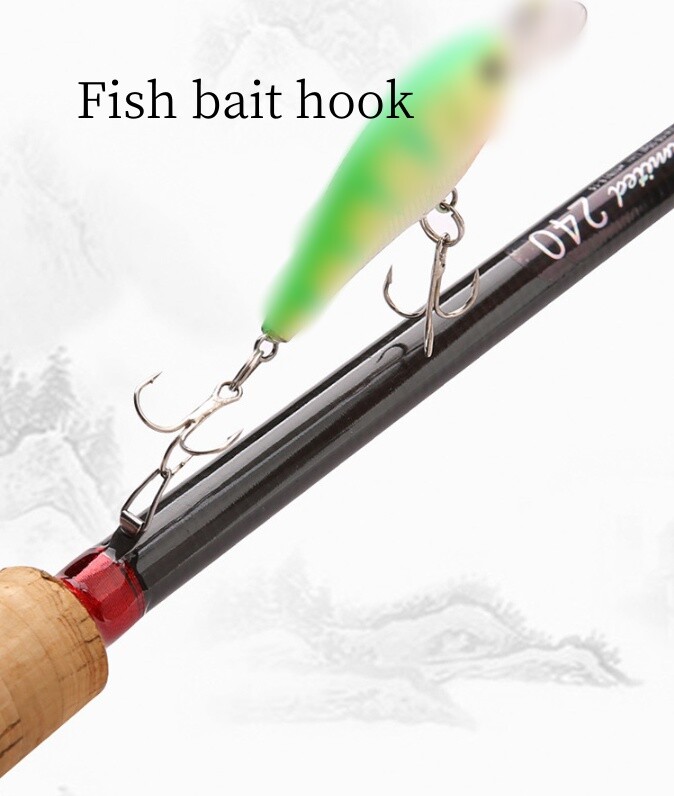 Trout Fishing Rod 1.65m 1.8m Portable Ultra Light Solid Tip Carbon Spinning Pole