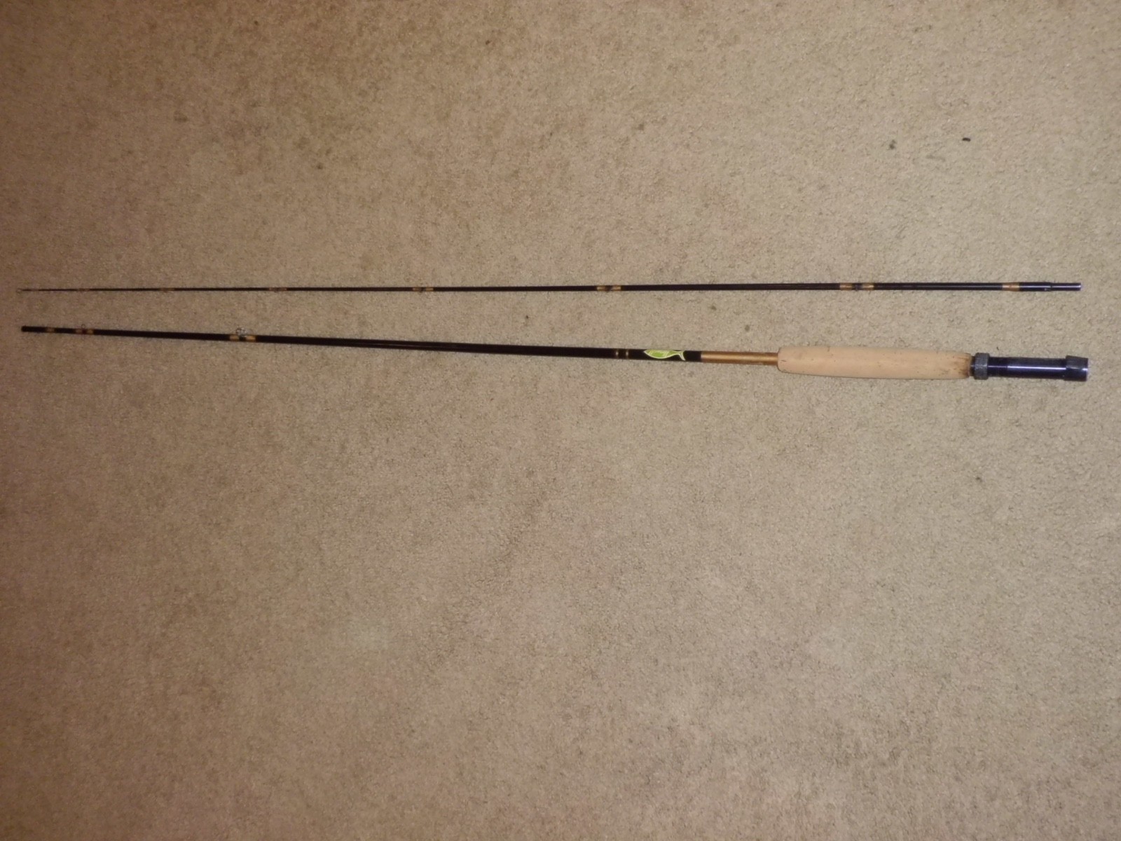 Vintage HARNELL Dry Fly 8’6″ Rod made in USA- 6-7 wt