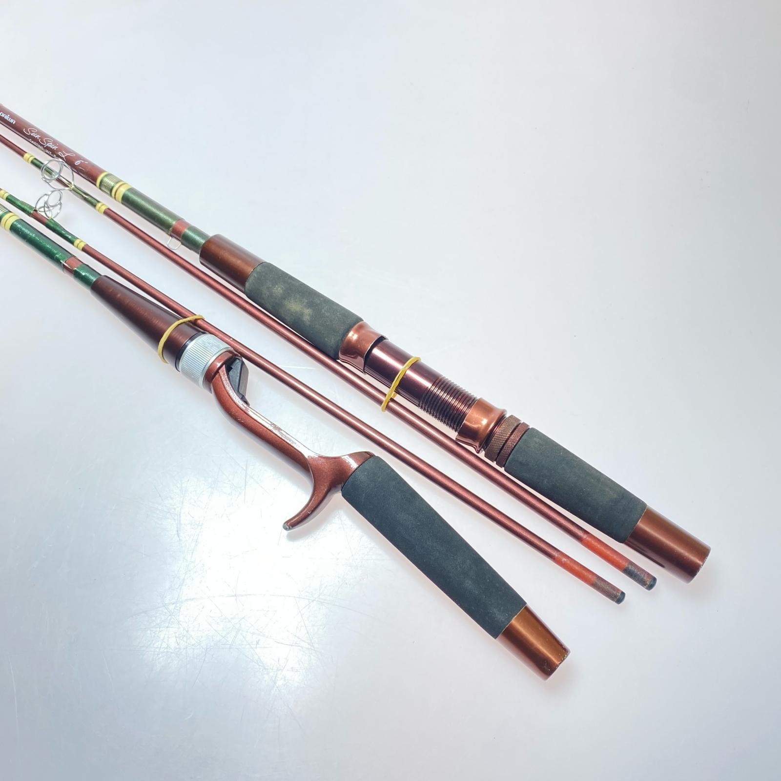 DAIWA Old rod, condition C, Daiwa Olympic Fenwick set of 5