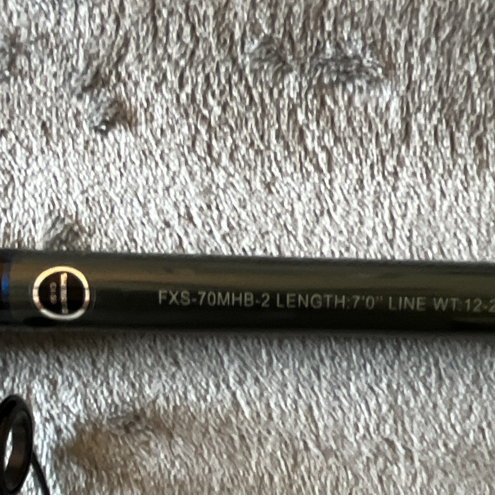 Shimano 2pc FXS70MHB2 7’0 Spinning Rod. X-Tube Shrink Wrap Installed On Handle