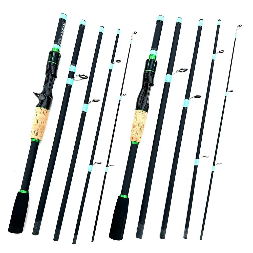 Casting Spinning Lure Fishing Rod Solid ML Tip 1.8/2.1m Ultralight Trout Jigging