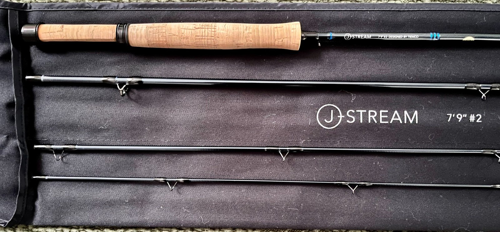 Tiemco J-Stream Fly Fishing Rod 7’9″ 2wt 4 Piece