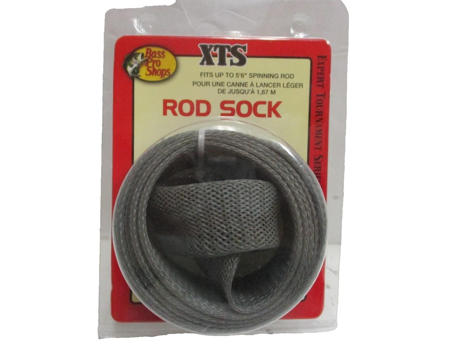 Bass Pro Shop XTS Rod Sock Expert Tournament Series Grey 5′-6″
