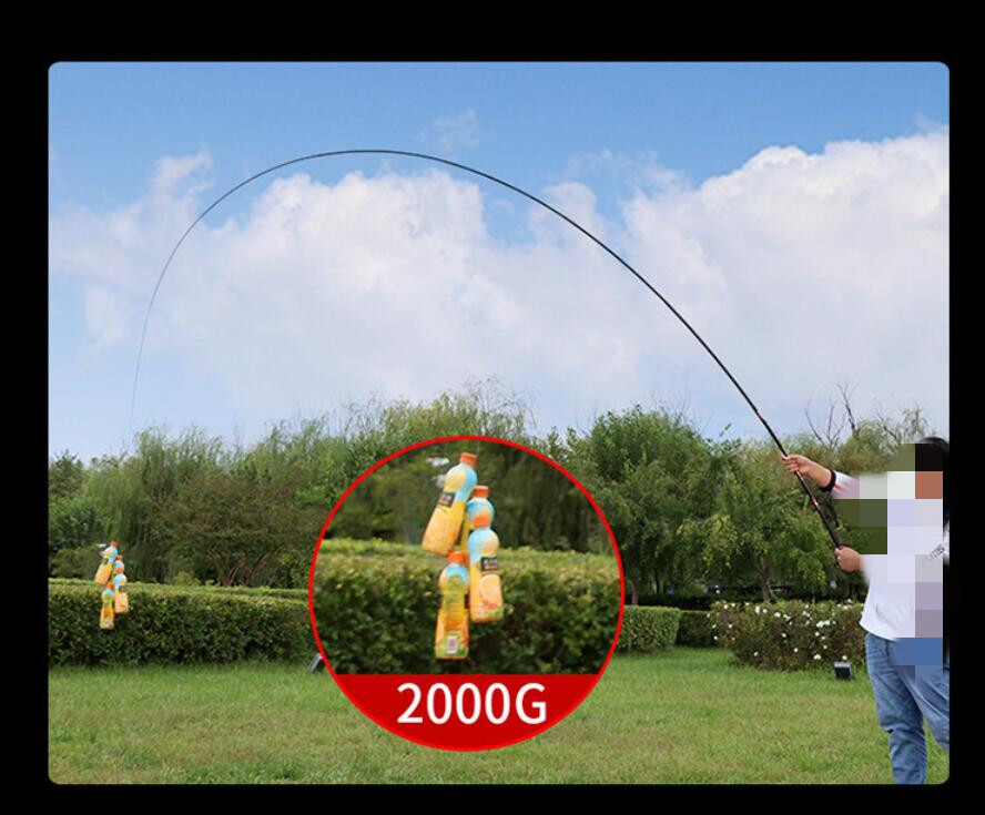 High Carbon Fiber Stream Rod Hand Pole Carp Fishing Rod3.6M 4.5M 5.4M 6.3M 7.2M