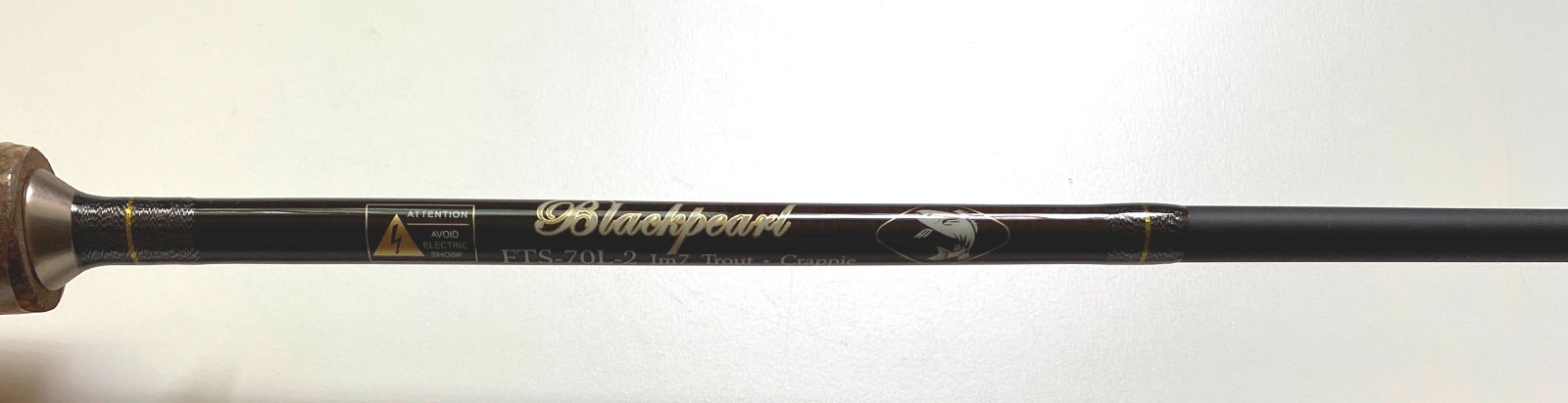 High modulus Graphite Trout Spin Rod – 2 section 7’0″ – Light Guides -New