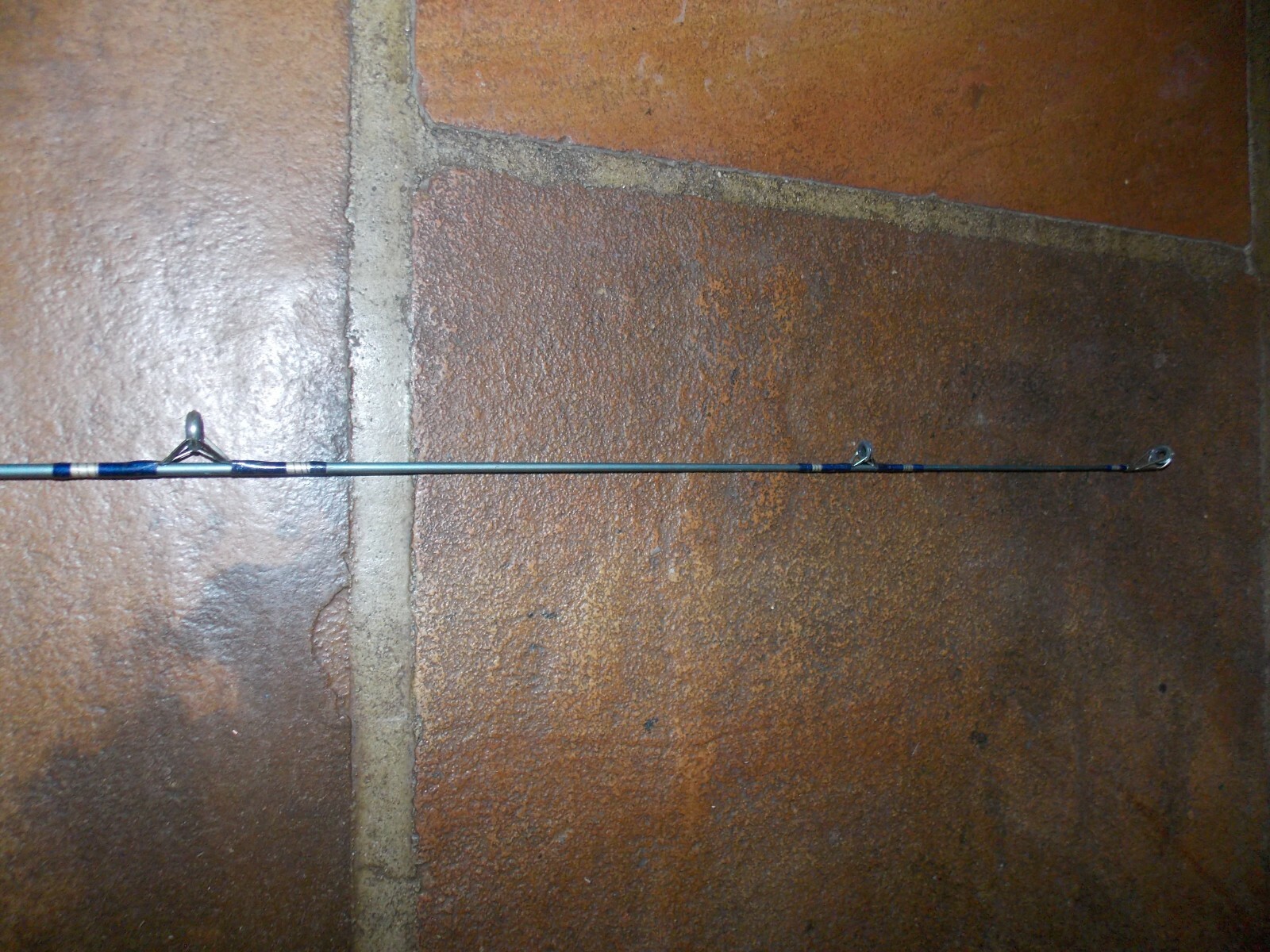 Vtg Garcia K5201 BLUE Spinning Rod Light Action Fast Taper 5’7″ (3Pc) 2/24