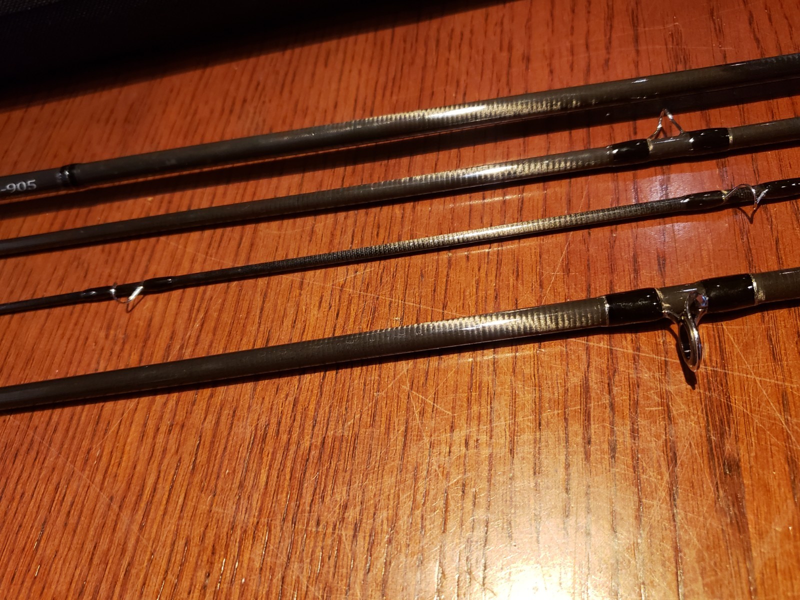 Adamsbuilt Fly Fish 4 Pc Carbon Fiber Rod WAH-905 Learn to Fish 9FT 5WT w/ Case