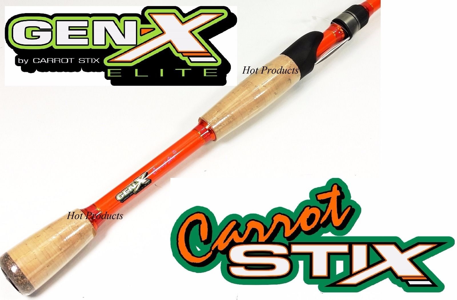 Carrot Stix SPINNING 6’7″ MH Medium Heavy GEN X ELITE Fishing Rod CGXE671MH-F-S
