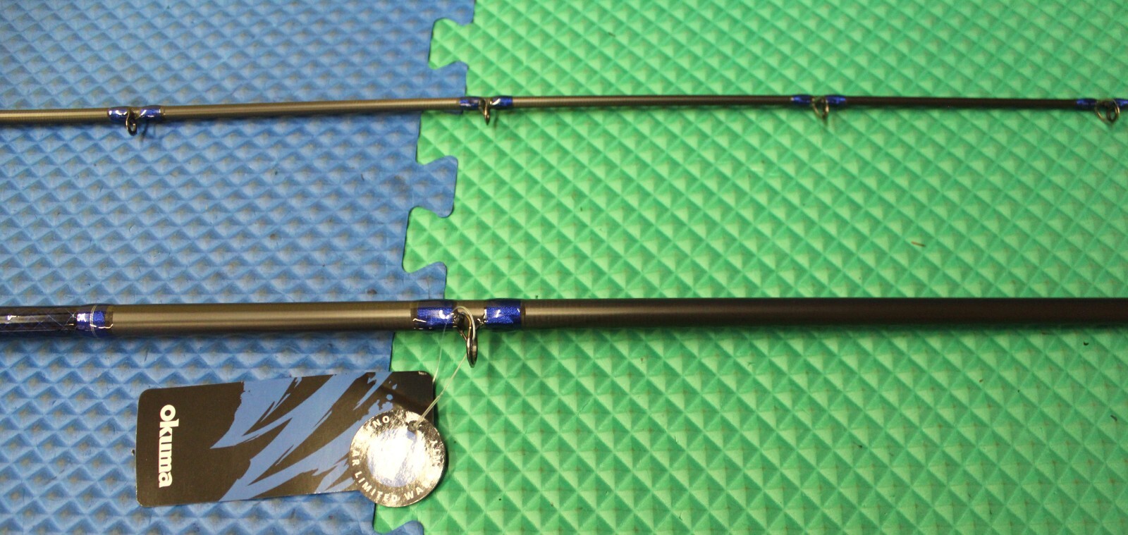 Okuma Blue Diamond A Series Downrigger Trolling Rod 10’0″ Med Heavy BD-C-1002MHa